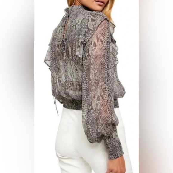 Free People Roma Printed Top Size Small - Picture 3 of 7